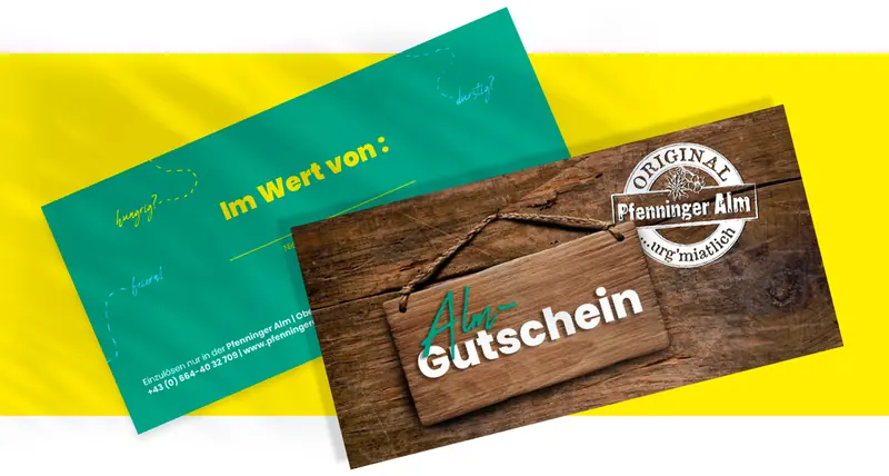 Alm-Gutschein der Pfenninger Alm