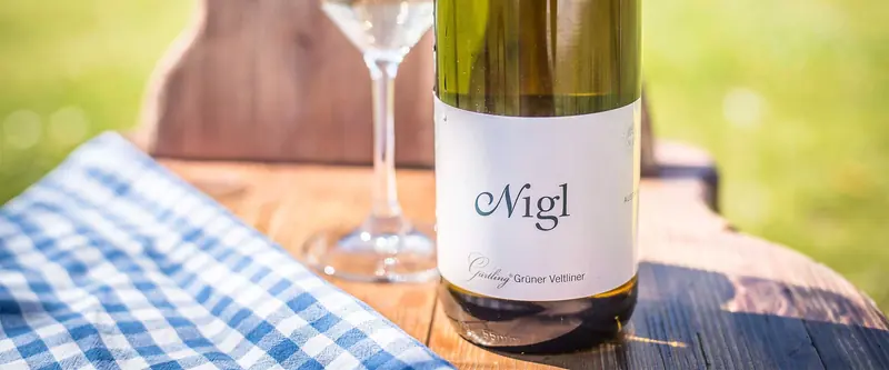 Wein im Gastgarten